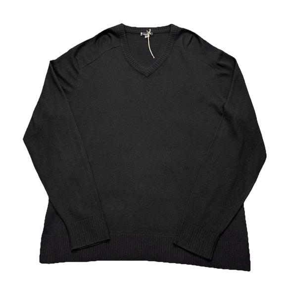 Smartwool Other - Smartwool Sweater Mens XL Black Merino Wool Blend V Neck Pullover Granola Hiking